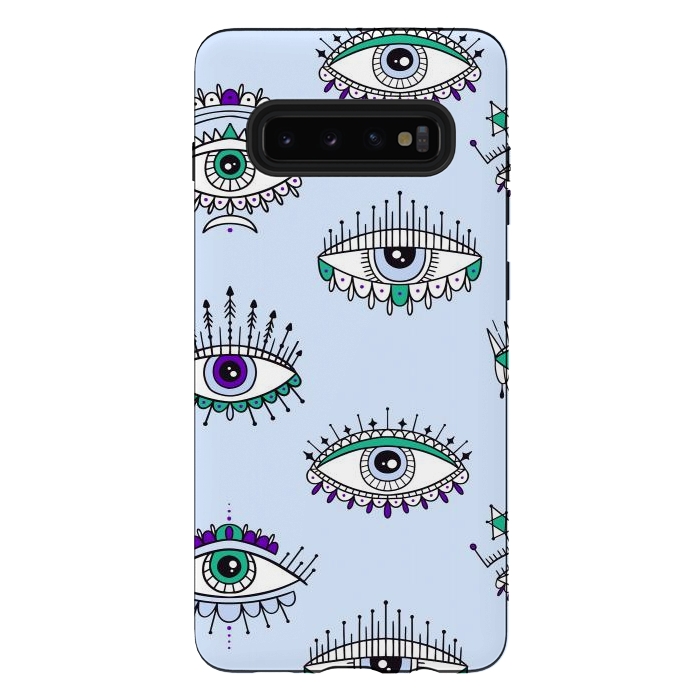 Galaxy S10 plus StrongFit evil eyes by haroulita