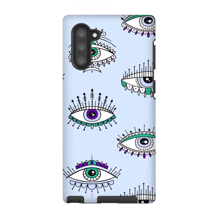 Galaxy Note 10 StrongFit evil eyes by haroulita