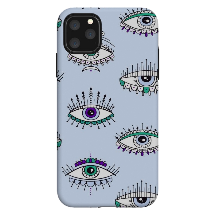 iPhone 11 Pro Max StrongFit evil eyes by haroulita