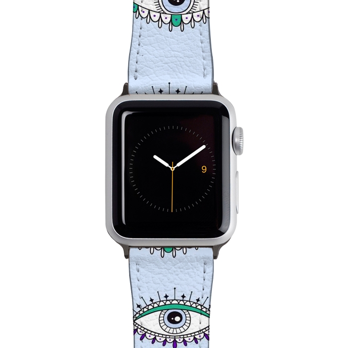 Watch 38mm / 40mm Strap PU leather evil eyes by haroulita