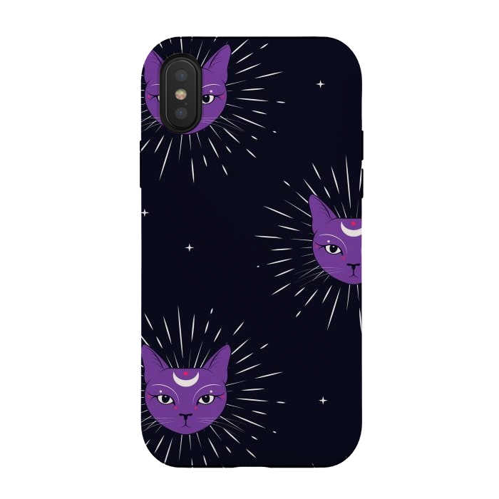 iPhone Xs / X StrongFit magic cats by haroulita