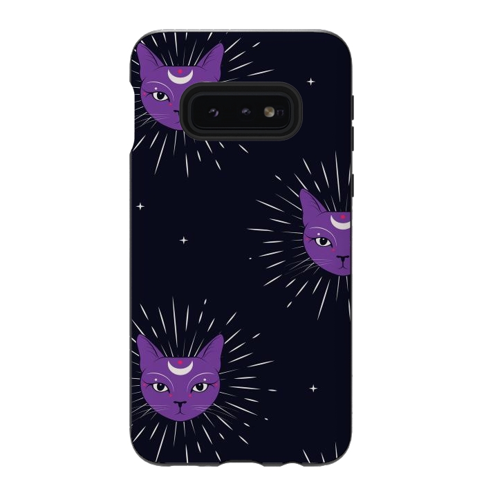 Galaxy S10e StrongFit magic cats by haroulita