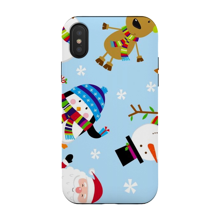 iPhone Xs / X StrongFit xmas characters by haroulita