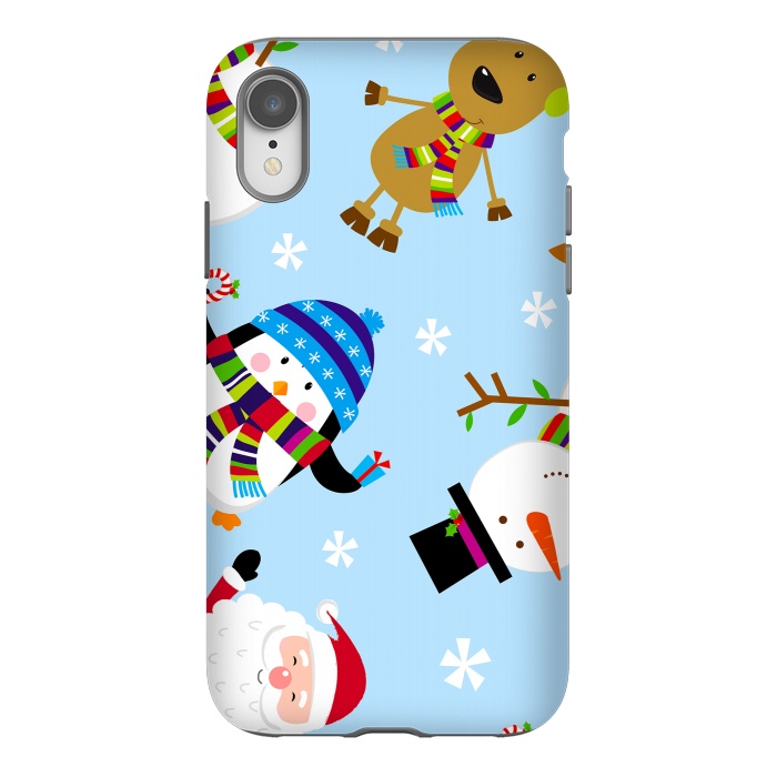 iPhone Xr StrongFit xmas characters by haroulita