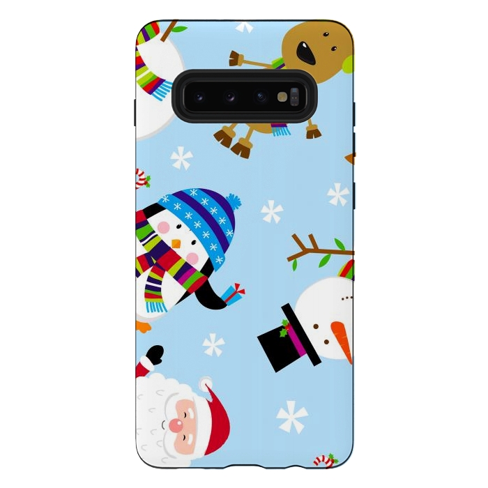 Galaxy S10 plus StrongFit xmas characters by haroulita