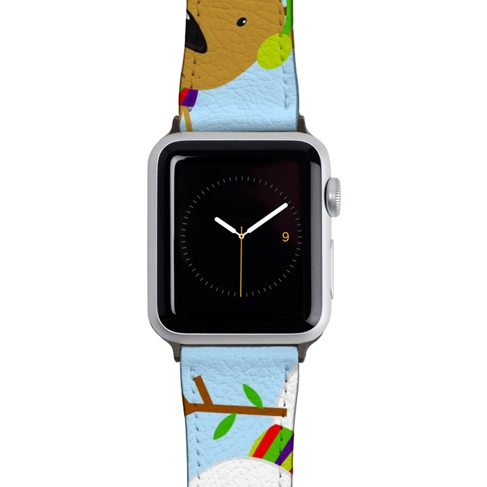 Watch 42mm / 44mm Strap PU leather xmas characters by haroulita