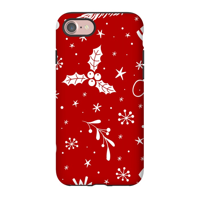 iPhone 7 StrongFit christmas pattern by haroulita