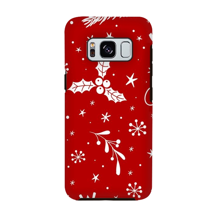 Galaxy S8 StrongFit christmas pattern by haroulita