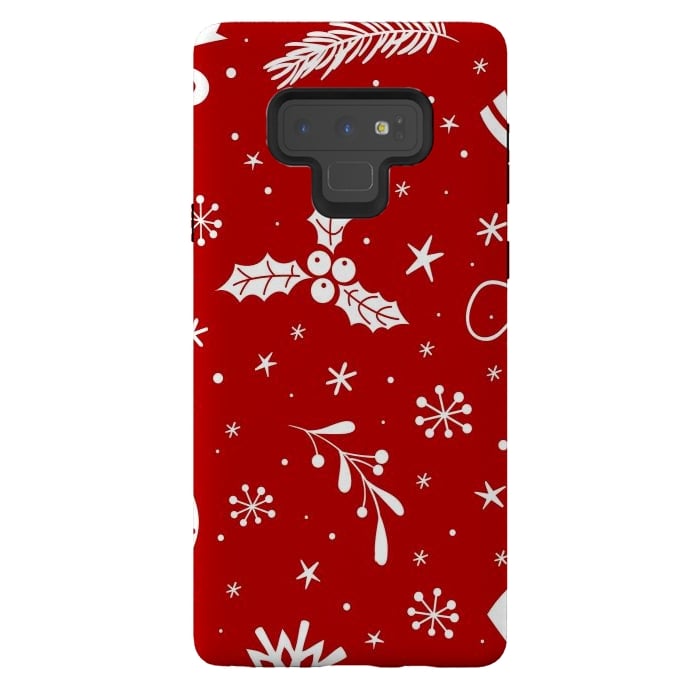 Galaxy Note 9 StrongFit christmas pattern by haroulita