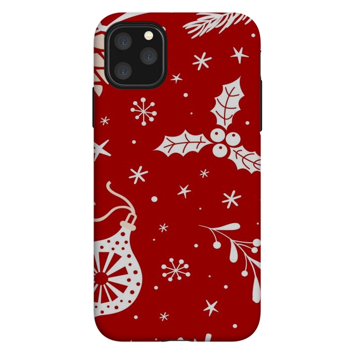 iPhone 11 Pro Max StrongFit christmas pattern by haroulita
