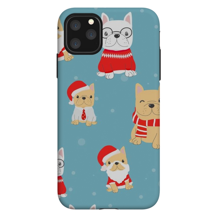 iPhone 11 Pro Max StrongFit cute frenchies  by haroulita