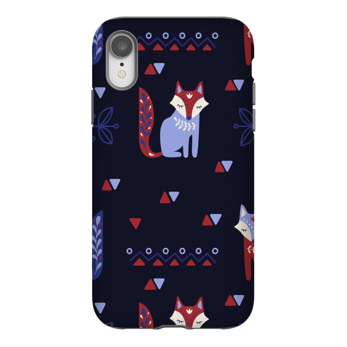 iPhone Xr StrongFit cute fox by haroulita