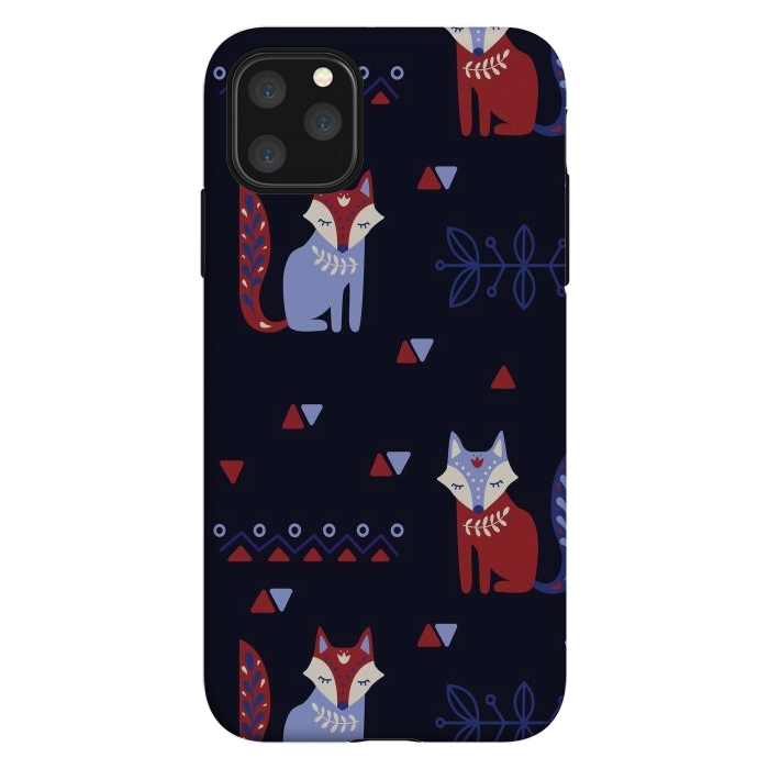 iPhone 11 Pro Max StrongFit cute fox by haroulita