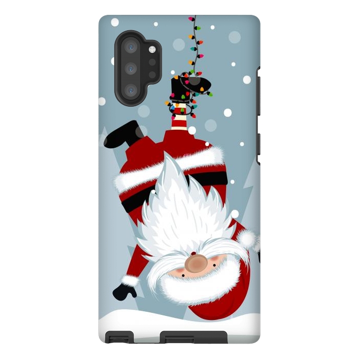 Galaxy Note 10 plus StrongFit funny santa claus xmas by haroulita