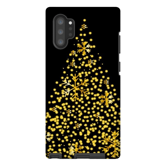 Galaxy Note 10 plus StrongFit golden christmas tree by haroulita