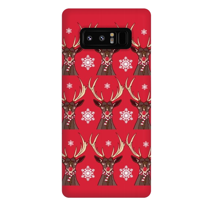 Galaxy Note 8 StrongFit Reindeers by Steve Wade (Swade)