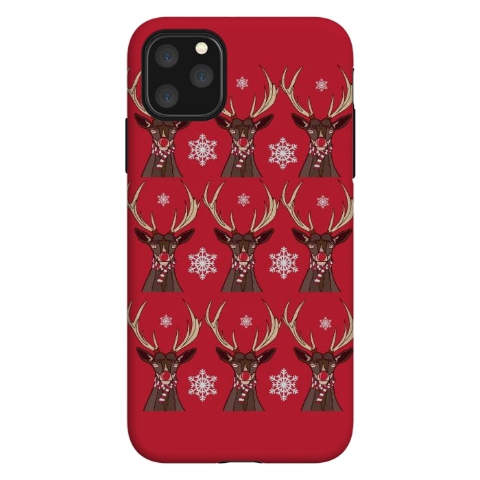 iPhone 11 Pro Max StrongFit Reindeers by Steve Wade (Swade)