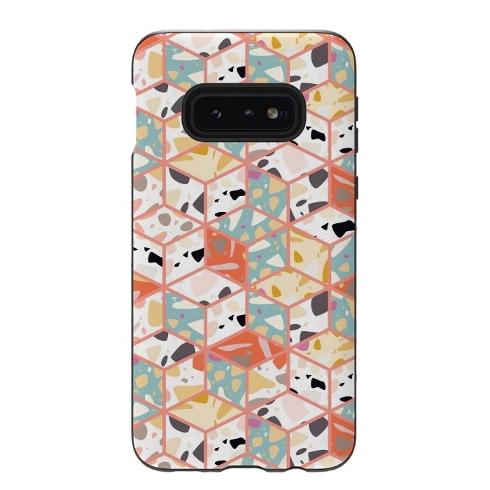 Galaxy S10e StrongFit Terrazzo 031 by Jelena Obradovic