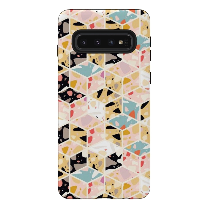 Galaxy S10 StrongFit Terrazzo 032 by Jelena Obradovic