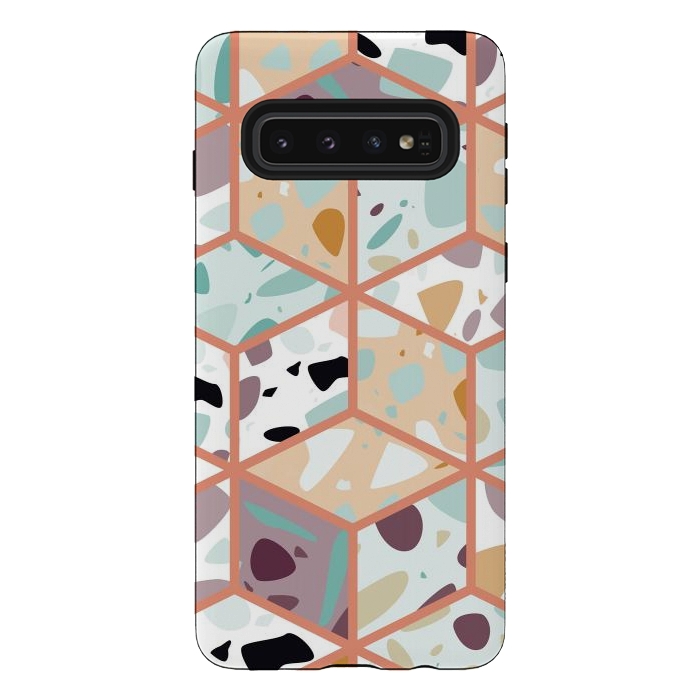 Galaxy S10 StrongFit Terrazzo 036 by Jelena Obradovic