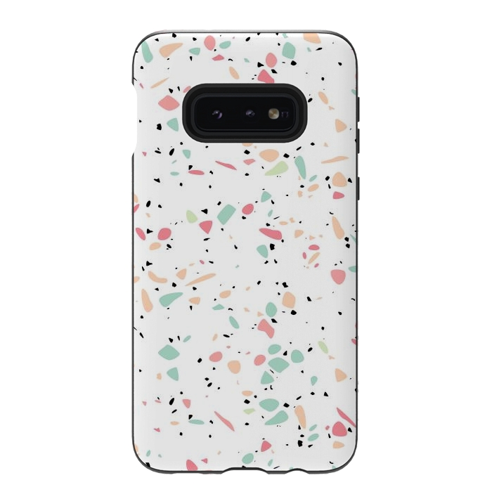 Galaxy S10e StrongFit Terrazzo 050 by Jelena Obradovic