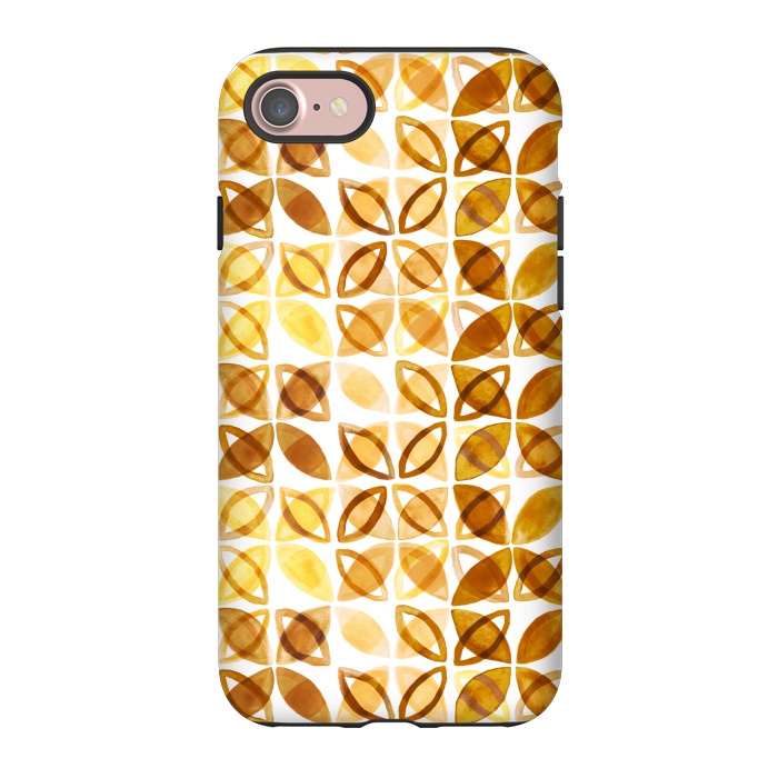 iPhone 7 StrongFit 70's Watercolor Pattern  by Tigatiga