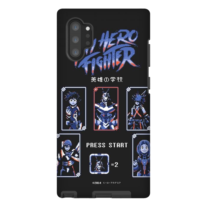 Galaxy Note 10 plus StrongFit My hero fighter by Ilustrata