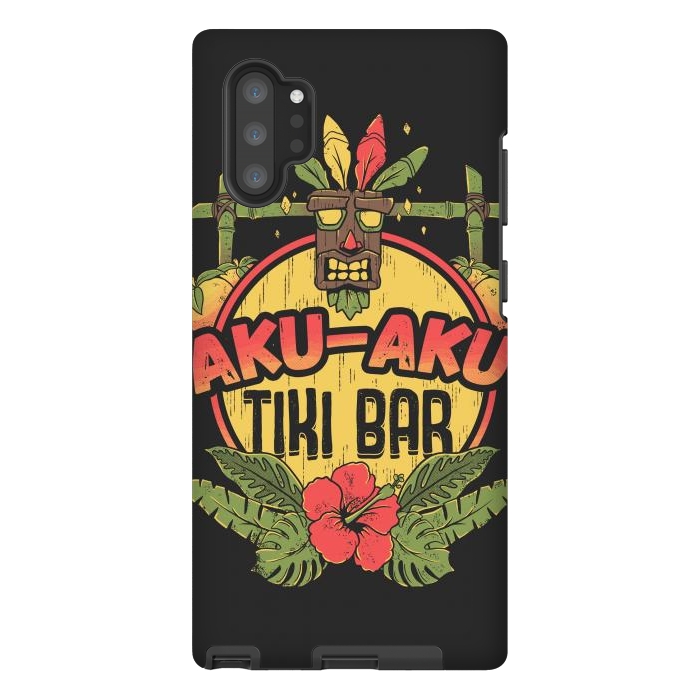 Galaxy Note 10 plus StrongFit Aku Aku - Tiki Bar by Ilustrata