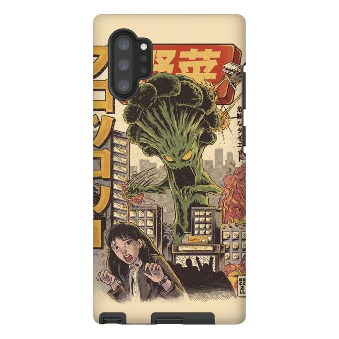 Galaxy Note 10 plus StrongFit THE BROCCOZILLA by Ilustrata