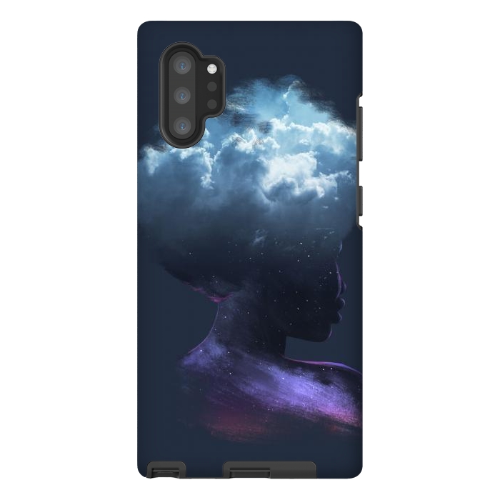 Galaxy Note 10 plus StrongFit HEAD ON THE CLOUDS by Ilustrata