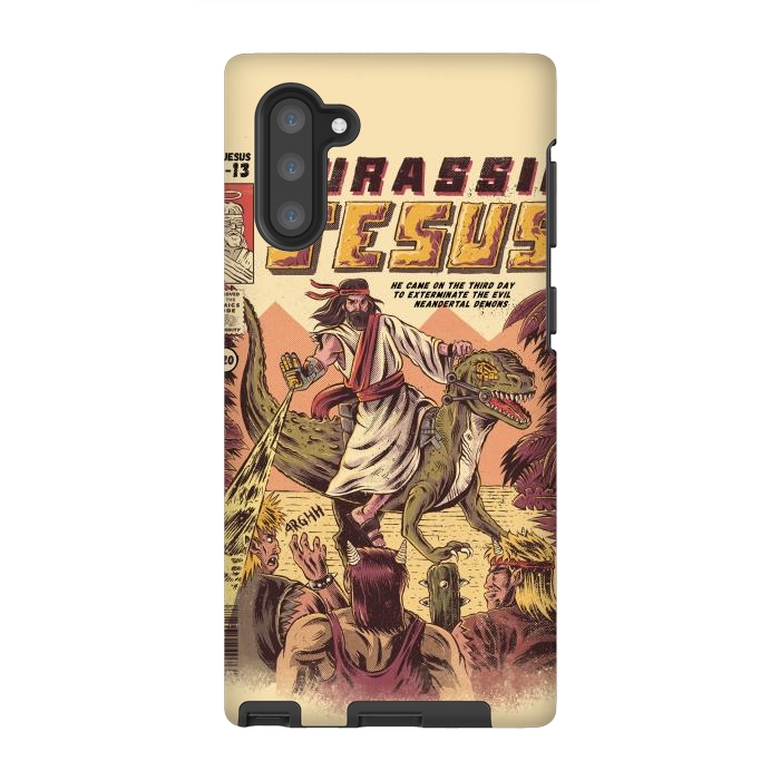 Galaxy Note 10 StrongFit JURASSIC JESUS by Ilustrata