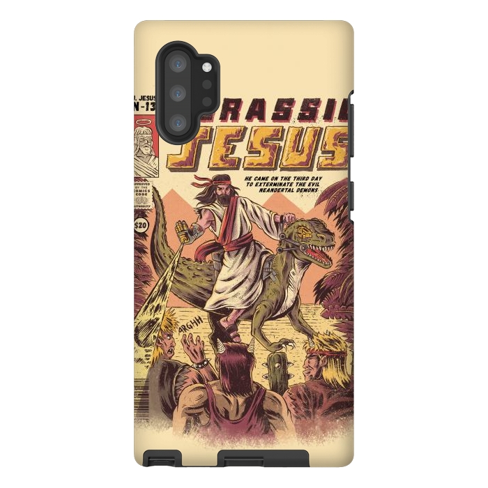Galaxy Note 10 plus StrongFit JURASSIC JESUS by Ilustrata
