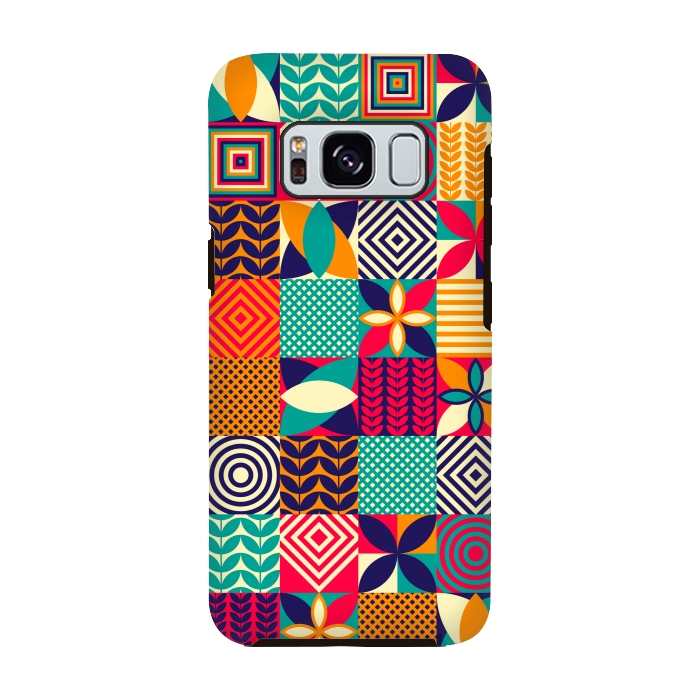 Galaxy S8 StrongFit graphic mosaic print by MALLIKA