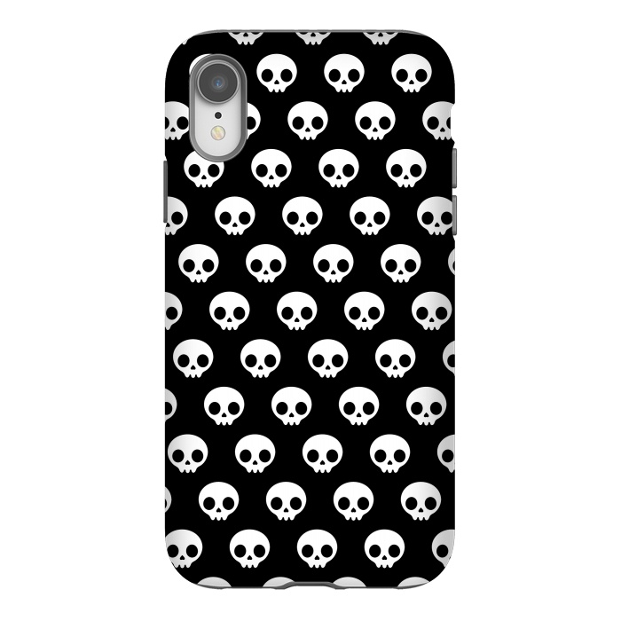 iPhone Xr StrongFit Cute skulls by Laura Nagel
