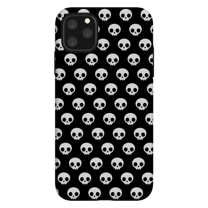 iPhone 11 Pro Max StrongFit Cute skulls by Laura Nagel