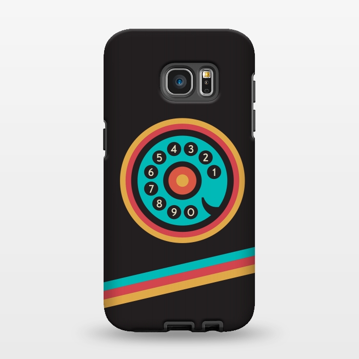 Galaxy S7 EDGE StrongFit Retro Phone by Dellán