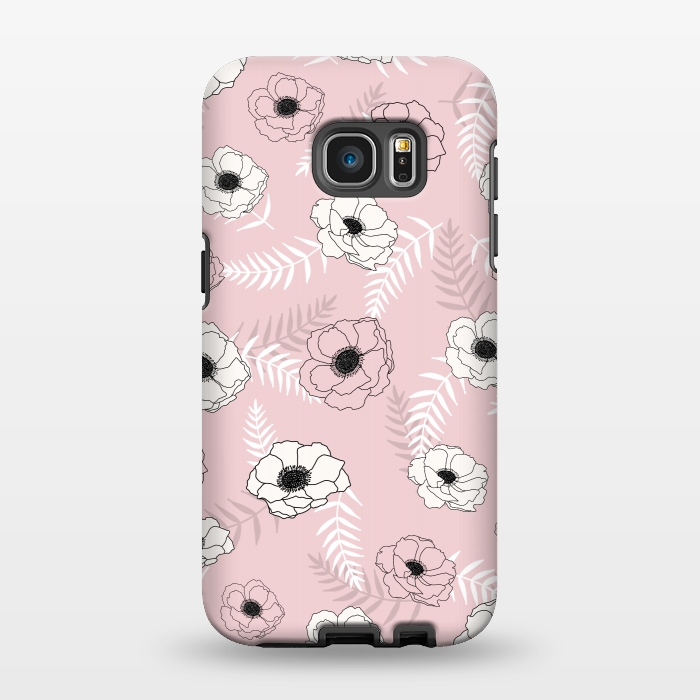 Galaxy S7 EDGE StrongFit Anemone by Jms