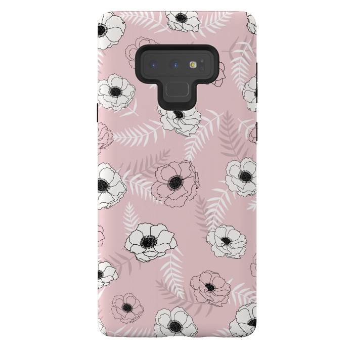 Galaxy Note 9 StrongFit Anemone by Jms