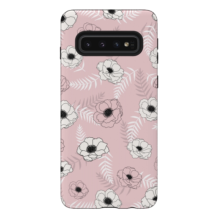 Galaxy S10 StrongFit Anemone by Jms
