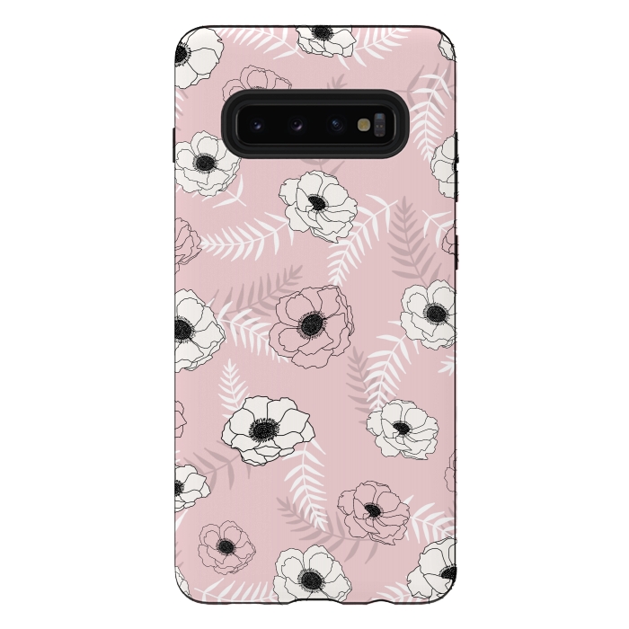 Galaxy S10 plus StrongFit Anemone by Jms