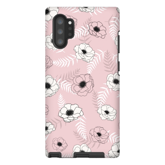 Galaxy Note 10 plus StrongFit Anemone by Jms