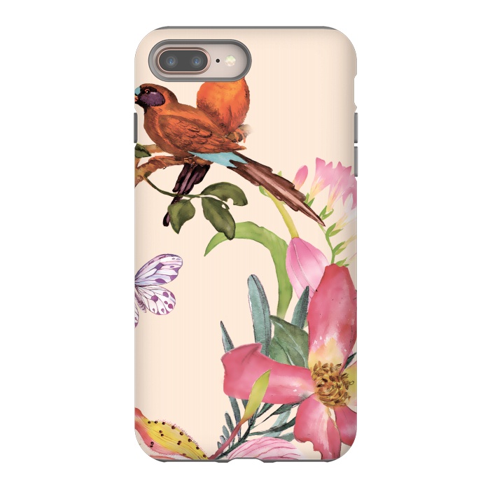 iPhone 7 plus StrongFit Sweet Birds by Creativeaxle