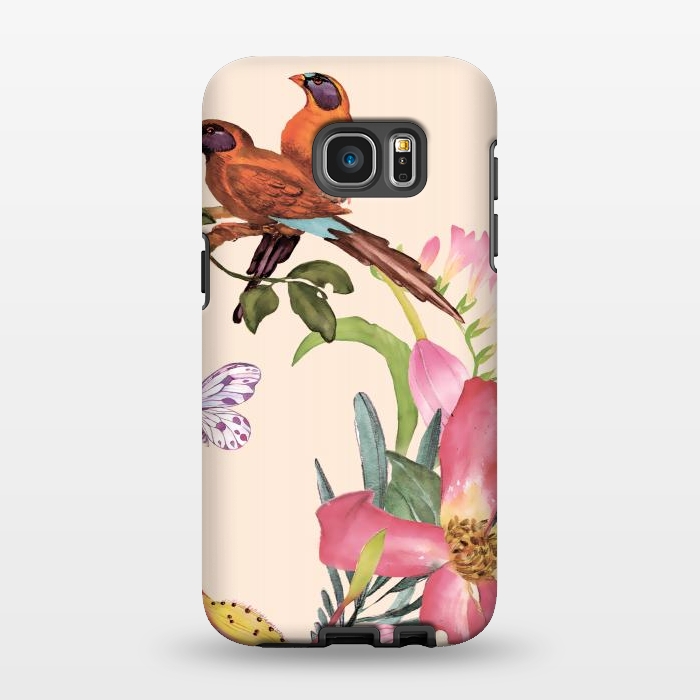 Galaxy S7 EDGE StrongFit Sweet Birds by Creativeaxle