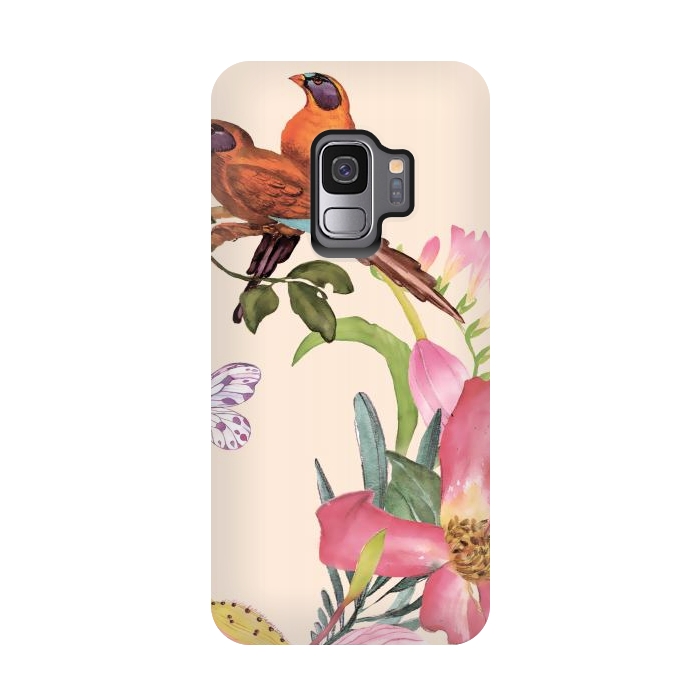 Galaxy S9 StrongFit Sweet Birds by Creativeaxle