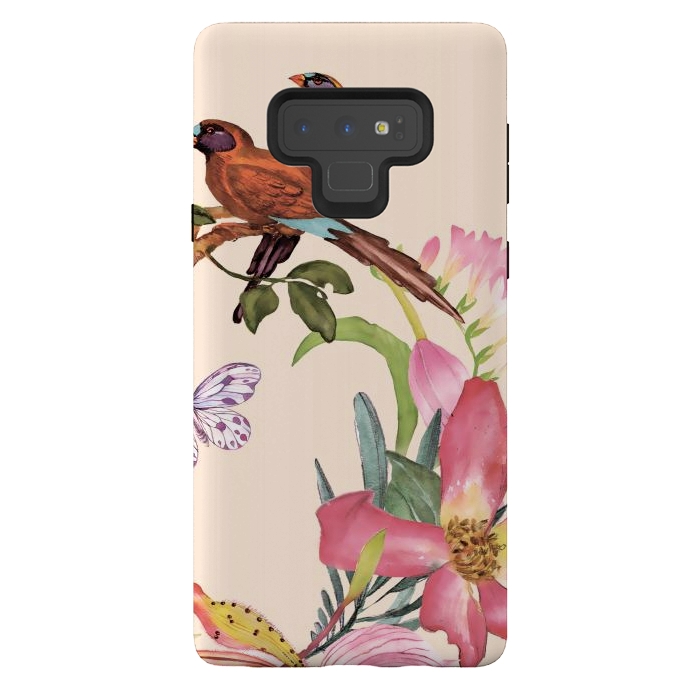 Galaxy Note 9 StrongFit Sweet Birds by Creativeaxle