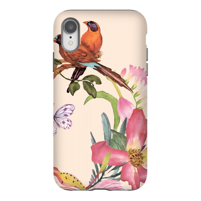 iPhone Xr StrongFit Sweet Birds by Creativeaxle