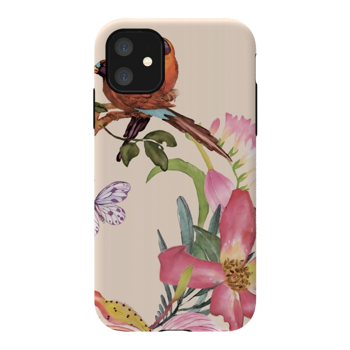 iPhone 11 StrongFit Sweet Birds by Creativeaxle