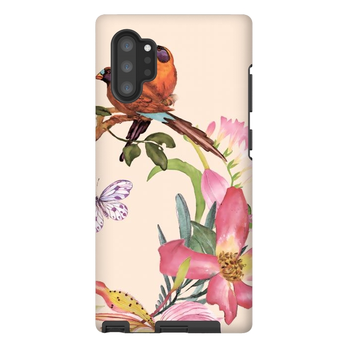 Galaxy Note 10 plus StrongFit Sweet Birds by Creativeaxle