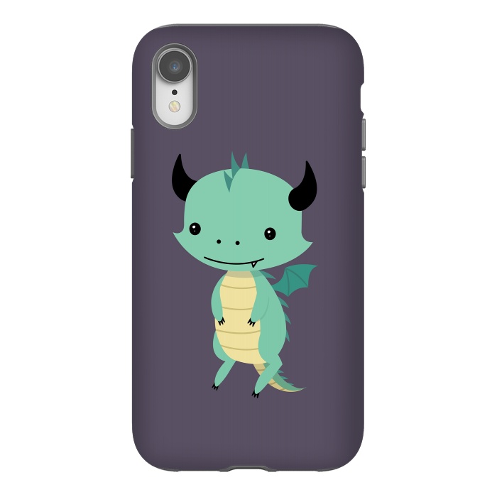 iPhone Xr StrongFit Cute dragon by Laura Nagel