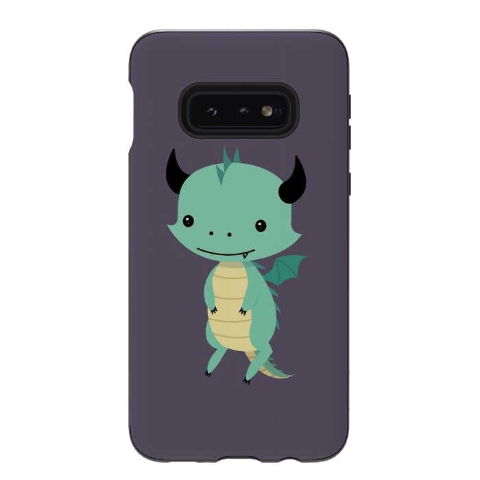 Galaxy S10e StrongFit Cute dragon by Laura Nagel